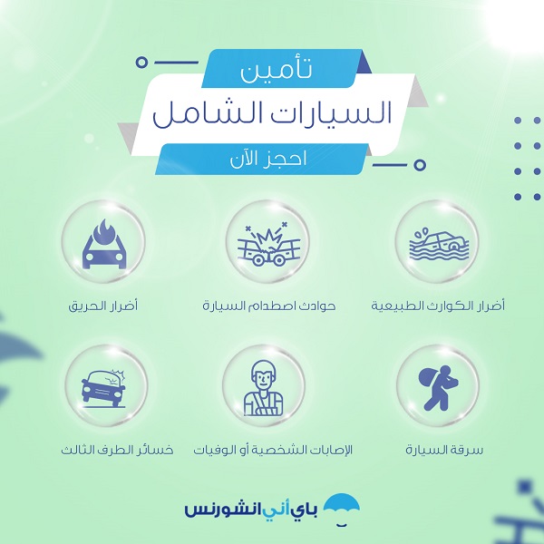 الحالات التي يغطيها التأمين الشامل للسيارة