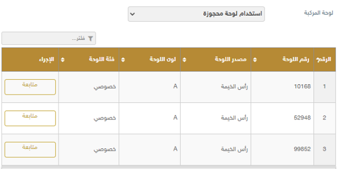 إصدار ملكية السيارة دبي أون لاين