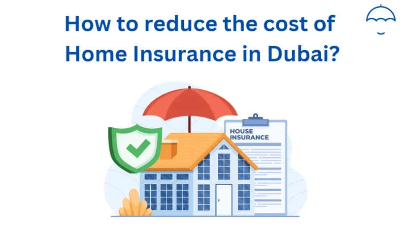 How do I reduce the cost of home insurance in Dubai