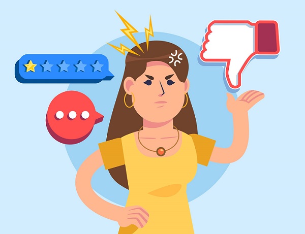 اكتب الشكوى على تقييم جوجل للشركة